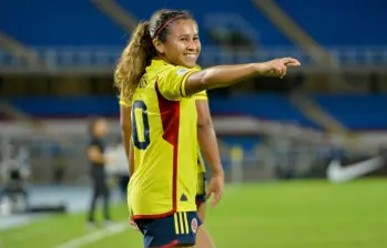 Leicy Santos lidera la delantera de Colombia para el duelo ante Perú, en el Atanasio Girardot, por la Liga de Naciones. FOTO EC Leicy Santos lidera la delantera de Colombia para el duelo ante Perú, en el Atanasio Girardot, por la Liga de Naciones. FOTO EC