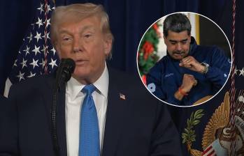 Donald Trump habló de los bailes del líder del régimen venezolano Nicolás Maduro. FOTOS: Tomada de redes sociales - XINHUA 
