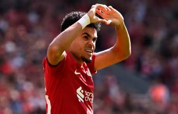 Luis Díaz, una de las grandes figuras del Liverpool en los últimos cuatro años. FOTO AFP