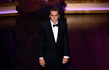 Desde hace veinte años, Nicolas Cage no hacía parte de la ceremonia de los Premios Óscar. Esta vez fue uno de los encargados de entregar el premio de Mejor Actor. Foto: Getty.