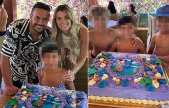 Pedro Rodríguez recibe críticas por permitir que su hijo Marc se vista con vestido y corona. FOTOS: Tomadas de Instagram @_pedro17_
