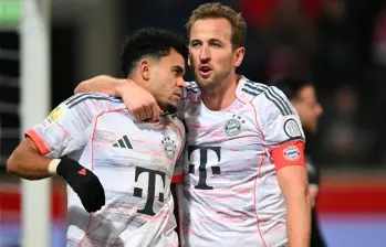 Luis Díaz fue uno de los fichajes estelares del equipo alemán para esta temporada. Hasta el momento le ha dado réditos al elenco bávaro. Foto: tomada del x de @FCBayernES