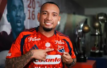 Jarlan Barrera es el refuerzo “estelar” del Medellín para el segundo semestre del año. FOTO: CORTESÍA DIM