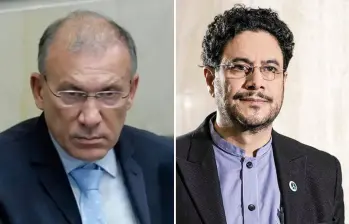 A la izquierda, Roy Barreras. A la derecha, Iván Cepeda, quien aún no le responde a Barreras. FOTOS: Colprensa