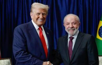 Donald Trump y Luiz Inácio Lula da Silva se reunieron para llegar a acuerdos sobre los aranceles y América Latina. FOTO: Tomada de X @LulaOficial  Donald Trump y Luiz Inácio Lula da Silva se reunieron para llegar a acuerdos sobre los aranceles y América Latina. FOTO: Tomada de X @LulaOficial