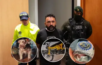 Luis Rolando Osorio Arévalo, conocido como alias Mison, fue capturado en Ecuador. Foto: Policía Metropolitana de Bogotá