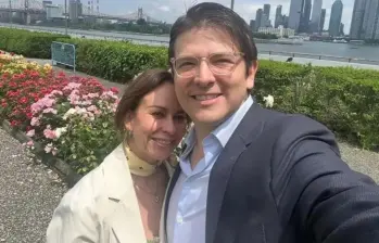 María Claudia Tarazona y Miguel Uribe Turbay. FOTO: Tomada de redes sociales