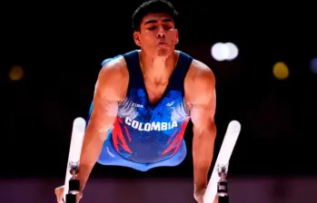 El cucuteño Ángel Barajas, de 19 años, es uno de los mejores gimnastas del mundo. Foto: Getty