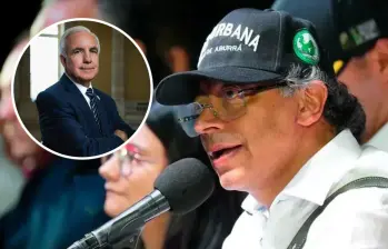 El congresista calificó a Petro como un peón de Maduro y lo acusó de hacer a Colombia un hazme reír. Fotos: Presidencia y redes sociales 