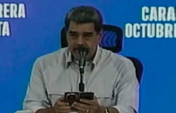 Maduro bromeó hablando en inglés durante una asamblea con sindicatos afines al chavismo. FOTO: Captura de video Maduro bromeó hablando en inglés durante una asamblea con sindicatos afines al chavismo. FOTO: Captura de video
