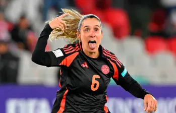Daniela Montoya celebra el tanto que convirtió ante Ecuador y que al final, le dio la victoria a Colombia 1-2. FOTO TOMADA X@CONMEBOL Daniela Montoya celebra el tanto que convirtió ante Ecuador y que al final, le dio la victoria a Colombia 1-2. FOTO TOMADA X@CONMEBOL