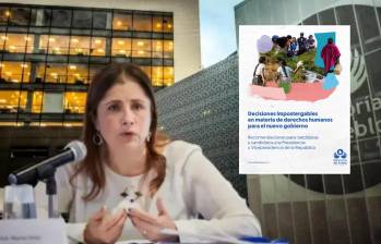 El informe presenta unas “recomendaciones para candidatas y candidatos a la Presidencia y Vicepresidencia de la República”. FOTOS: EL COLOMBIANO y Defensoría del Pueblo