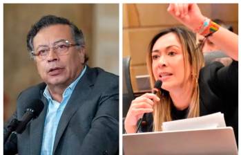 Mientras el presidente acusa a la congresista de afectar al país, ella asegura que hundirá el proyecto para proteger a los hogares vulnerables y la clase media. FOTO: CÁMARA-PRESIDENCIA