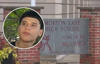 Johan David Adarve Sánchez estudiaba en la preparatoria Morton East High School en Cicero, Chicago. Fotos: redes sociales
