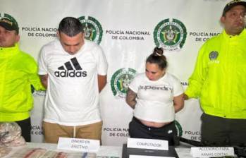 Kirly Dayanna Solano Hernández, conocida con el alias de ‘La Burra’, fue capturada el pasado mes de mayo por las autoridades de Santander. FOTO: POLICÍA METROPOLITANA DE BUCARAMANGA