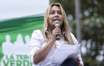 Sandra Ortiz, consejera para las regiones del Gobierno de Gustavo Petro. FOTO: Colprensa