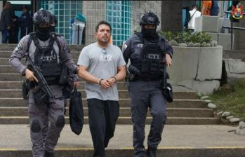 El exfiscal de la JEP, Julián Bermeo, fue capturado por miembros del CTI y cumplirá condena de 8 años. FOTO: Cortesía. 