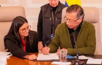 Rodríguez insistió en que ha trabajado “como una hormiga sin tanta visibilidad ni tanto impacto mediático”. Además, dijo ser una “convencida de este proyecto político”. FOTO: PRESIDENCIA