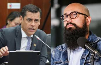 A la izquierda, el senador del Partido de la U, Julio Elías Vidal; a la derecha, Carlos Carrillo, director de la UNGRD. FOTOS: REDES SOCIALES JULIO ELÍAS VIDAL Y COLPRENSA