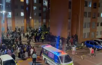 Comunidad de Usme enfurecida intentó linchar a un adolescente de 14 años. Foto: Captura de video