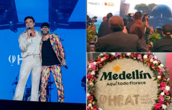 Los premios Heat tendrán su gala el próximo jueves, a la derecha algunos detalles de la bienvenida a la prensa internacional este domingo. FOTOS Cortesía