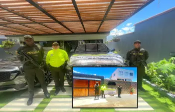 Algunos de los elementos incautados por la Policía y su Dirección de Carabineros. FOTO: Cortesía