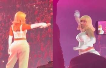 Intentaron golpear a Nicki Minaj en pleno concierto: la rapera sorprendió con su reacción