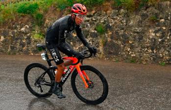 Egan Bernal, entre los mejores del Tour de Romandía. FOTO GETTY