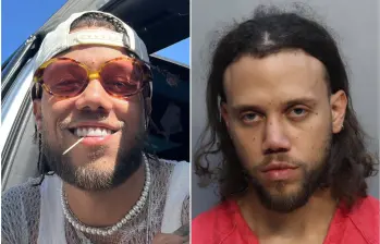 El reguetonero puertorriqueño Jesús Manuel Nieves Cortés, conocido artísticamente como Jhayco, fue arrestado en la madrugada de este martes. FOTO: Redes sociales y Policía de Miami-Dade County