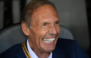 Miguel Ángel Russo fue campeón con Millonarios en el segundo semestre de 2017 y había padecido un cáncer de próstata que le fue diagnosticado cuando estaba al frente del elenco capitalino. FOTO: AFP