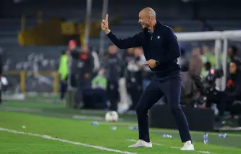 El entrenador de Millonarios, David González, ha manifestado que trabajarán para mejorar los resultados en el semestre. FOTO: COLPRENSA 