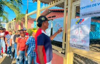 El Consejo Nacional Electoral venezolano –controlado por el régimen– informó que poco más de 6 millones de electores participaron en la jornada (44 % del censo electoral), pero en los puestos de votación se percibió una afluencia mucho más baja. FOTO: Tomada de X @PartidoPSUV