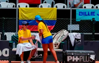 La tenista colombiana Valentina Mediorreal fue una de las representantes del país. Foto: Cortesía.