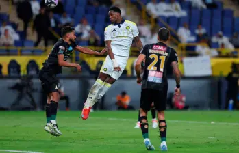El delantero colombiano Jhon Jáder Durán volvió a marcar en la Liga de Arabia, esta vez en la victoria 2-0 del Al Nassr. FOTO: Tomada de X @AlNassrFC_EN
