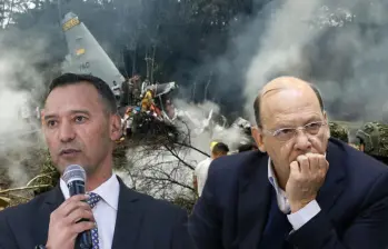 El ministro de Defensa, Pedro Sánchez, y el ministro de Hacienda, Germán Ávila, habrían tenido versiones diferentes sobre la gestión del mantenimiento de la flota militar. Fotos: AFP y Colprensa