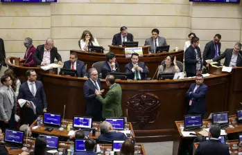  En la plenaria del Senado de la República, se aprobó, en debate, la reforma laboral. FOTO: Colprensa.