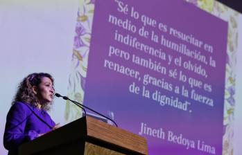 ineth Bedoya Lima, periodista víctima de secuestro y violencia en el año 2000. FOTO: COLPRENSA