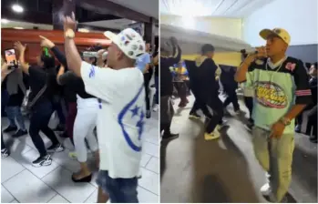 Es un joven peruano que se ha convertido tendencia en redes sociales por su oficio de brindar servicios de animación para velorios al ritmo del reguetón. FOTO: Captura video redes sociales