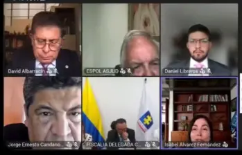 La magistrada llamó la atención a la Fiscalía por el vencimiento de términos. FOTO: Captura de video