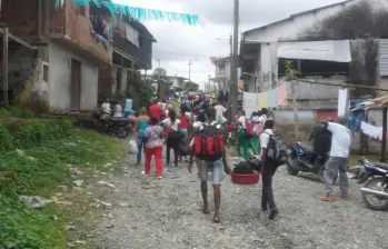 La Defensoría dio a conocer las cifras del desplazamiento en Colombia. Foto: Colprensa