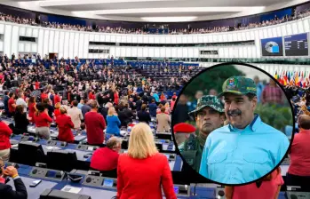 Para el Parlamento Europeo, lo que sucede en Venezuela y en Colombia con organizaciones ilegales es una amenaza global. Fotos: Getty Images y redes sociales 