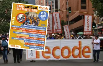 Paro de maestros el 15 de abril: colegios públicos cerrarán en todo el país. Foto: Fecode