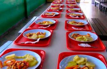 El programa de alimentación beneficia a cerca de 5,7 millones estudiantes en el país. FOTO COLPRENSA