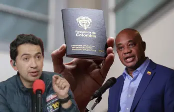 Representante electo Daniel Briceño protagoniza choque con el excanciller Luis Gilberto Murillo. Foto: Colprensa