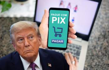 Trump ha amenazado con imponer un 50 % de aranceles a Brasil si no retira el sistema Pix de operación. FOTOS: Getty