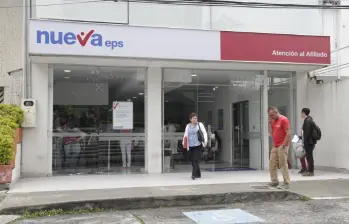 Fachada de una de las sedes de la Nueva EPS. FOTO: COLPRENSA