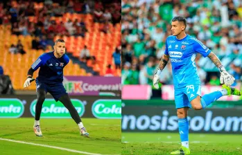 Éder Chaux ha sido el titular del Medellín en los últimos 10 partidos que ha disputado. En ellos, le han encajado siete goles. A Washington Aguerre, que tapó los 4 primeros, también le celebraron 7 tantos. FOTOs Camilo Suárez