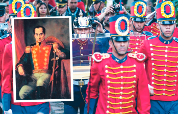 La espada de Simón Bolívar se ha convertido en un símbolo de disputa frecuente entre las distintas orillas políticas del país. La programación del Gobierno incluye varios días de eventos en el Museo Nacional y la Quinta de Bolívar. FOTO Colprensa