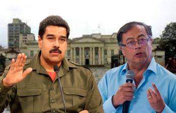 Nicolás Maduro se ha reunido en ocho ocasiones con el presidente Gustavo Petro. FOTOS COLPRENSA Y GETTY