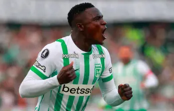 Kevin Viveros es el goleador de Nacional en la Copa Libertadores con 4 anotaciones. FOTO MANUEL SALDARRIAGA